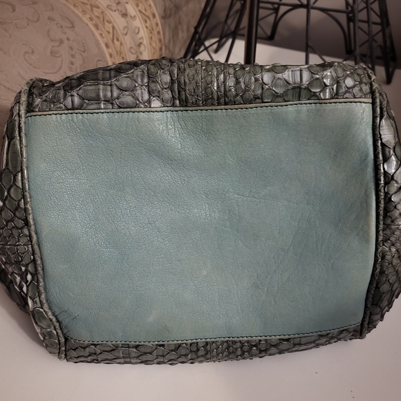 Authentic Rare Chloe Python square bag - Picture 6 of 14